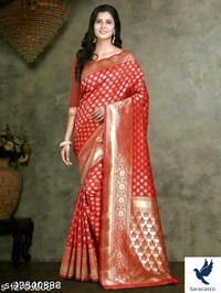 Abhisarika Fashnaiboul Silk Saree - Blue, Free size