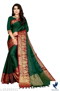 Charvi Alluring Laxmipati Silk Saree  - Yellow, Free size