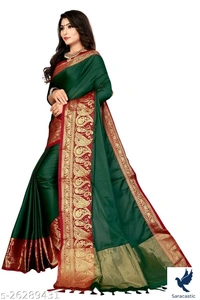 Charvi Alluring Laxmipati Silk Saree  - Yellow, Free size