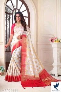 Senssational Kanjivaram Silk Saree - Yellow, Free size