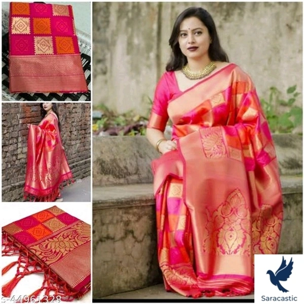 Chitralekha Vougioush Silk Saree (Trusted) - Free size