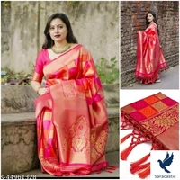 Chitralekha Vougioush Silk Saree (Trusted) - Free size