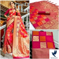 Chitralekha Vougioush Silk Saree (Trusted) - Free size