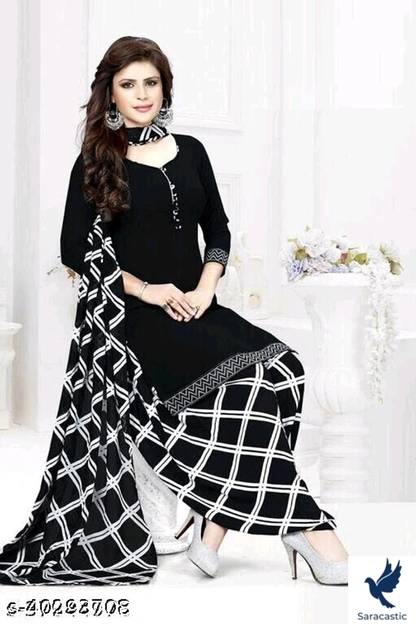 Salwar Sameez Dutt Textile pure Cotton - Black, Un stiched