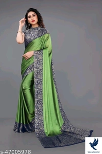 Laxmipati Fashion Chiffon Floral Handmade Saree - Onion colour