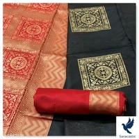 Chitraleka Kanjivaram Silk Saree (Trusted) - Blue, Free size