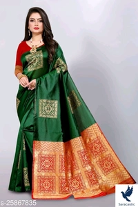Chitraleka Kanjivaram Silk Saree (Trusted) - Black