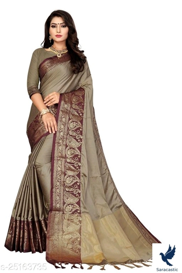 Adirka Pure Silk Saree  - Free size
