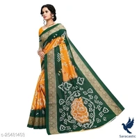 Laxmipati Art Silk Saree  - Red, Free size