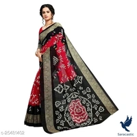 Laxmipati Art Silk Saree  - Red, Free size