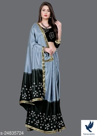 Laxmipati Poly Silk Saree  - Yellow, Free size