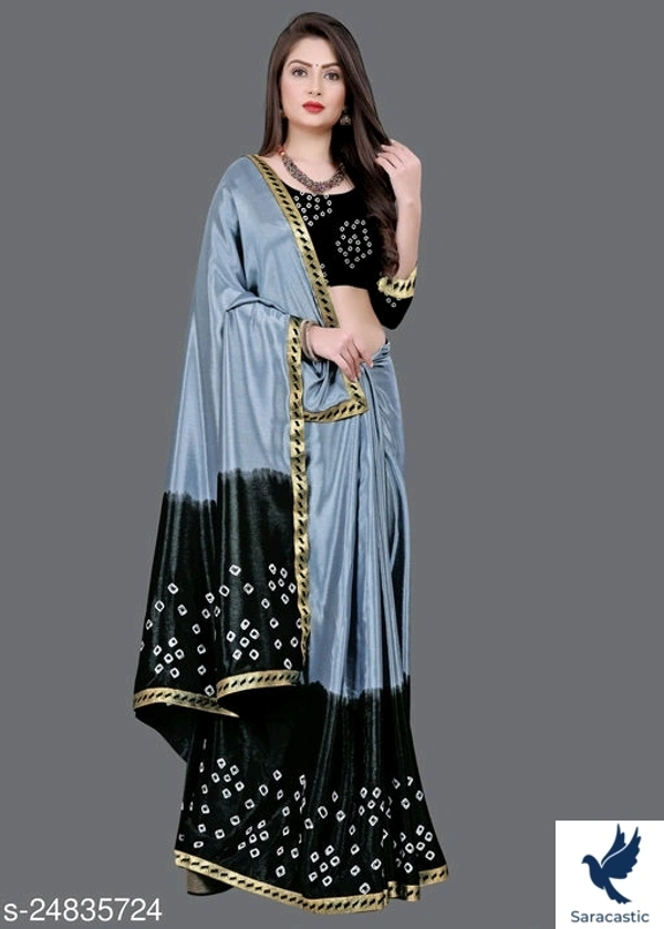 Laxmipati Poly Silk Saree  - Yellow, Free size