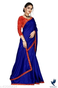 Laxmipar Dola Silk Saree - orange