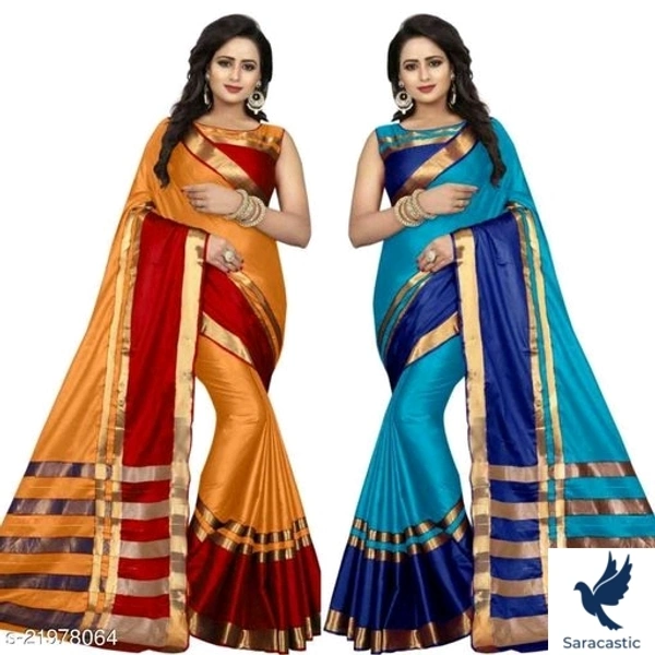 Laxmipati Graceful Saree Pure Silk Saree Combo Pack - Combo, Free size