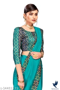 Laxmipati Refined Silk Saree - Blue, Free size