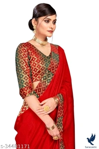 Laxmipati Refined Silk Saree - Red