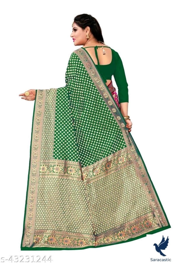 Laxmipati  Silk Saree - pink, Free size