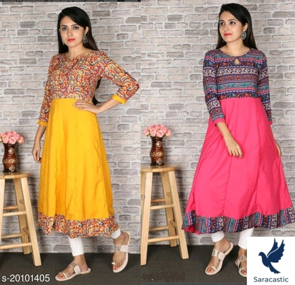 Style Vision Women Paisely Printed Kurti Pack Of 2 - ., XL