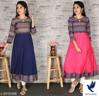 Style Vision Women Paisely Printed Kurti Pack Of 2 - ., XL