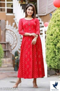 Attractive Kurtis (Trusted By Saracastic) - Pink, 4XL