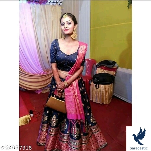 Silk Women Lenhga (Trusted) - semi stiched