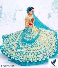 Lehnga Trendy Fabulous  - Sky