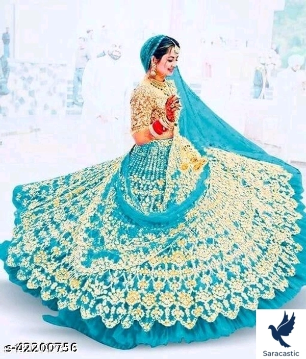 Lehnga Trendy Fabulous  - Sky