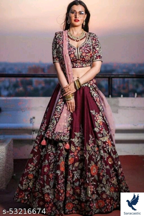 Designer Trendy Lehnga - Mairun, Free size