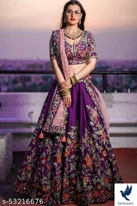 Designer Trendy Lehnga - Mairun, Free size