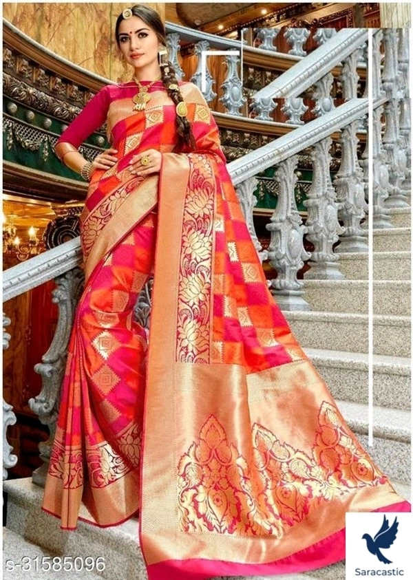 Art Silk Saree For Women - Free size