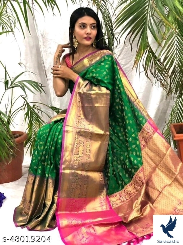 Laxmipati Silk Saree Fashionable - light Blue, Free size
