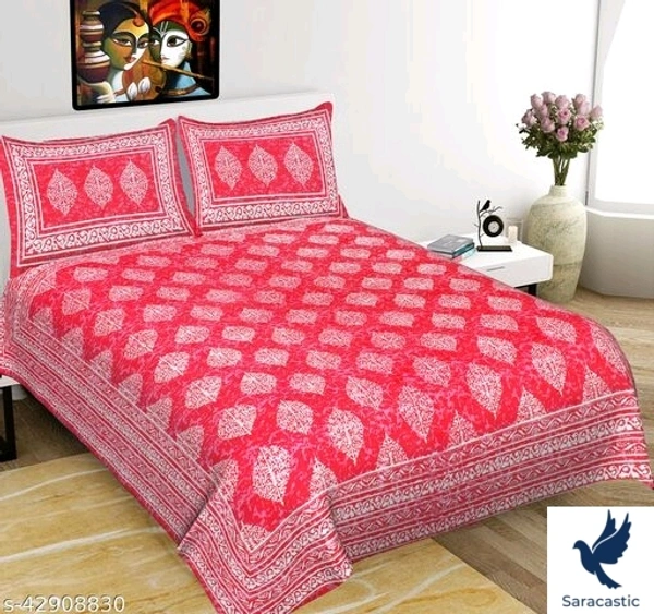 Beautiful Attractive Bedsheet Cotton - Queen