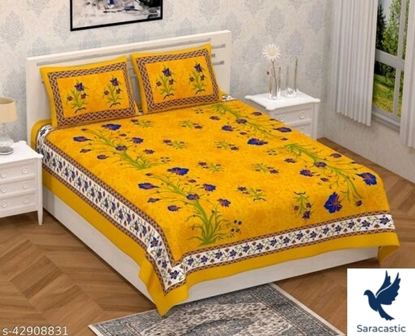 Beautiful Attractive Bedsheet Cotton - Queen