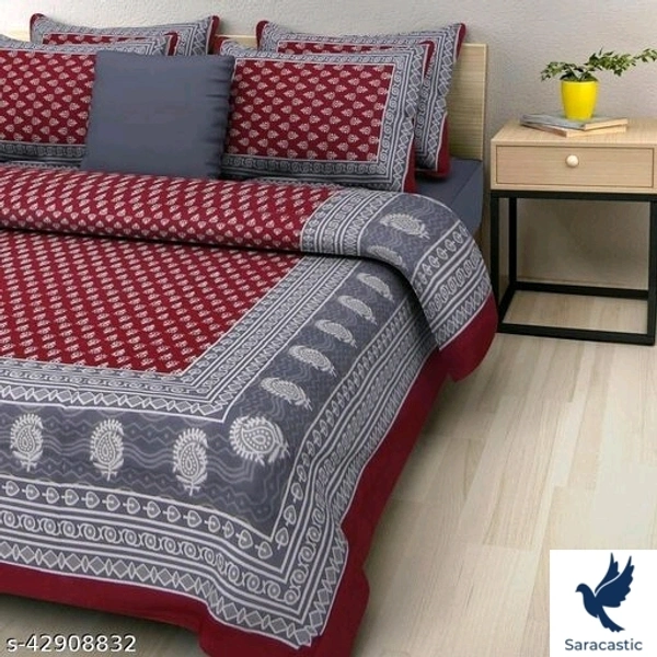 Beautiful Attractive Bedsheet Cotton - Queen