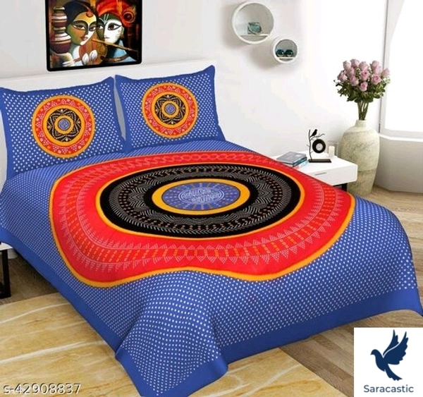 Beautiful Attractive Bedsheet Cotton - Queen