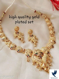 ILashka Necklace With Pair Of Earrings (Trusted) - Free size