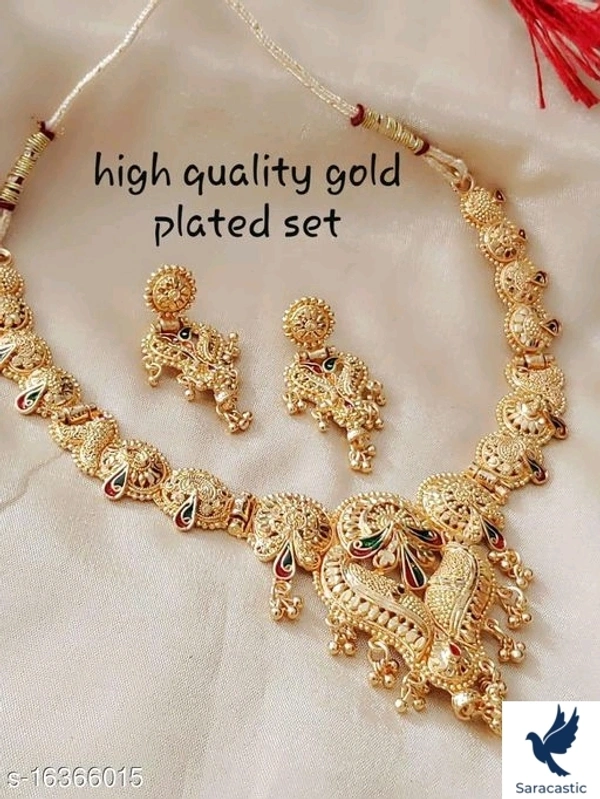 ILashka Necklace With Pair Of Earrings (Trusted) - Free size
