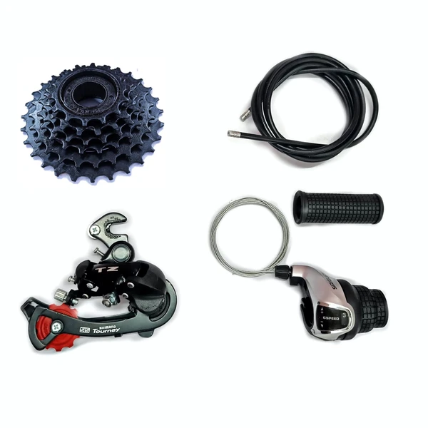 6 Speed Gear kit with Saiguan Shifter And tz Rear Dearailleur