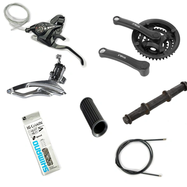 Front Gear Kit (Shimano Chain And Shifter) 