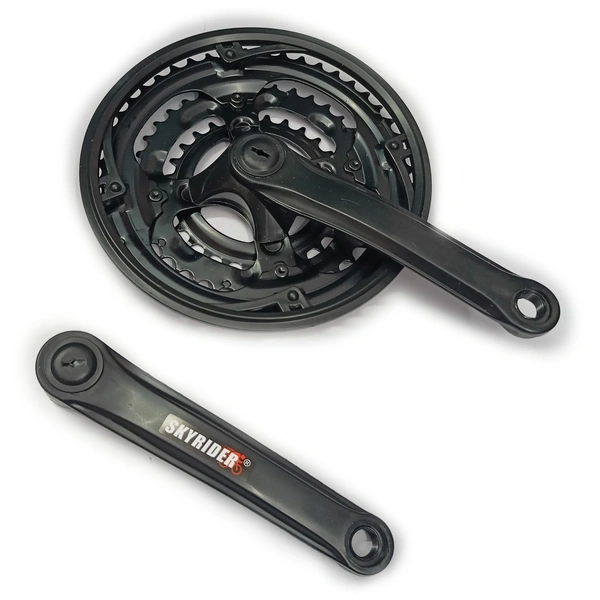 3 Speed Chain wheel crank Set Cottar Less