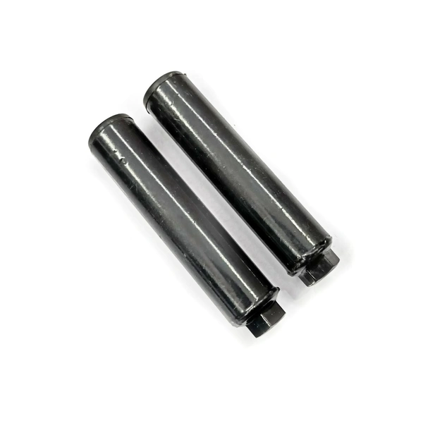 Bike Foot Pegs, 4 inch Length Aluminum Alloy Cylinder Anti-Skid Fit 3/8 inch Axles