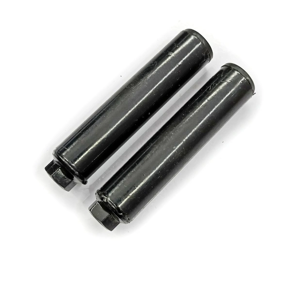 Bike Foot Pegs, 4 inch Length Aluminum Alloy Cylinder Anti-Skid Fit 3/8 inch Axles