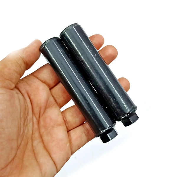 Bike Foot Pegs, 4 inch Length Aluminum Alloy Cylinder Anti-Skid Fit 3/8 inch Axles