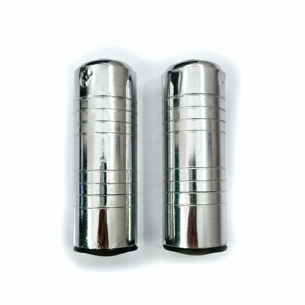  Foot Rest of 2 PEC Silver Colour Stainless Steel