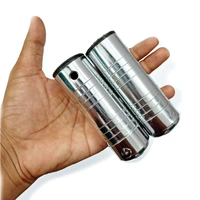  Foot Rest of 2 PEC Silver Colour Stainless Steel