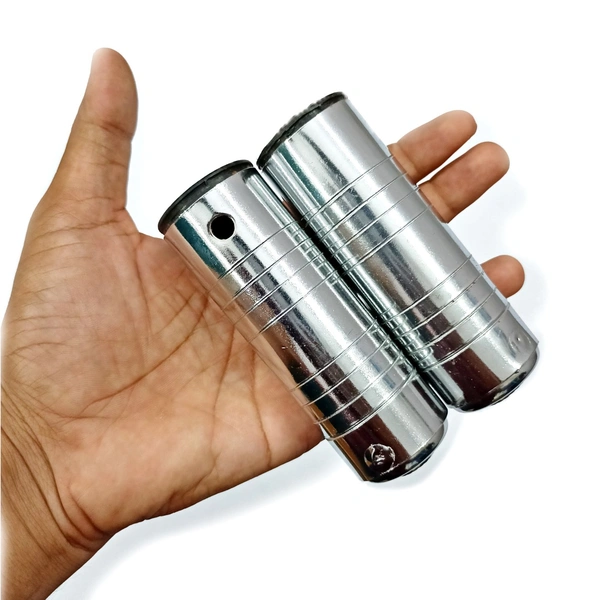  Foot Rest of 2 PEC Silver Colour Stainless Steel