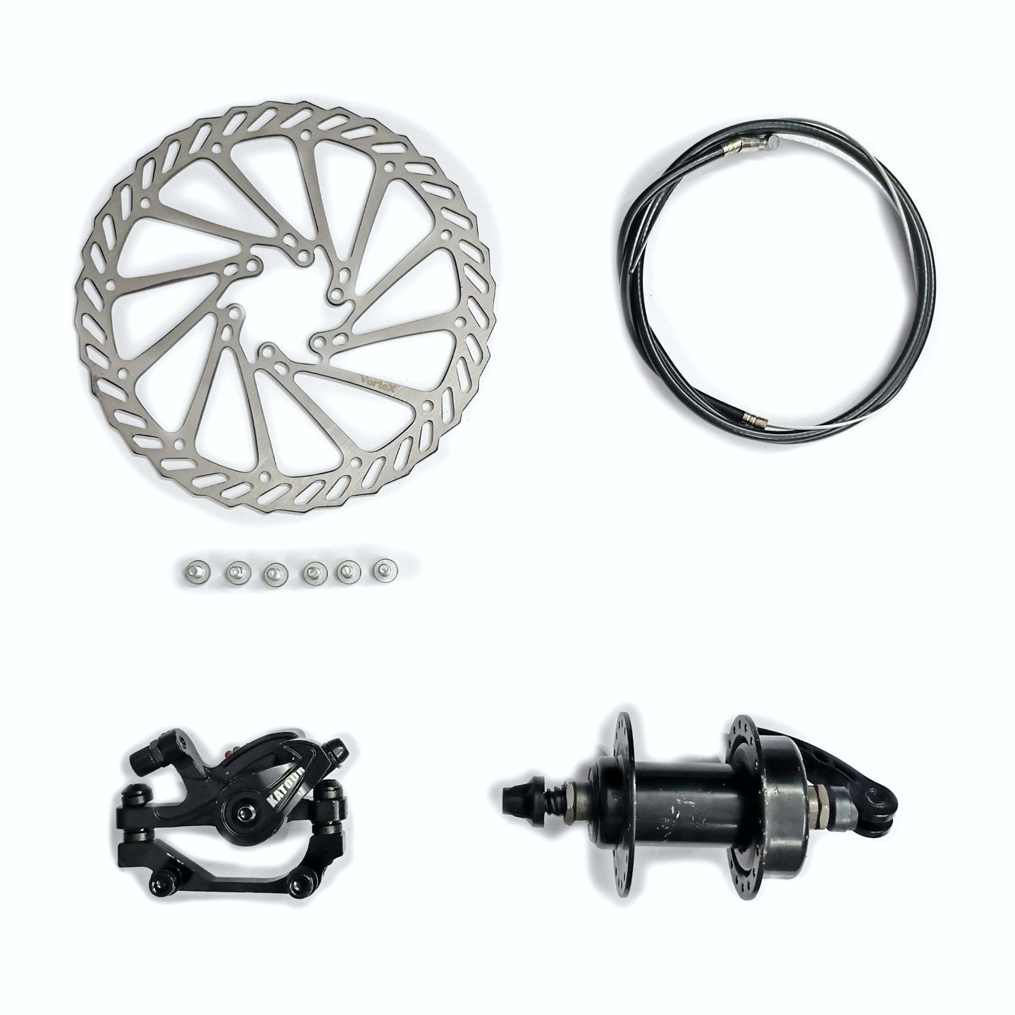 Front Disc Break Kit 180mm High Performance For MTB And Stunt Riding