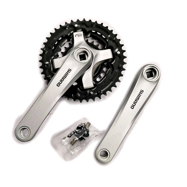 Shimano Triple Chain Wheel Crank Set.
