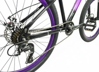 Custom Build mtb stunt cycle purple and black combination with Alloy-steel body