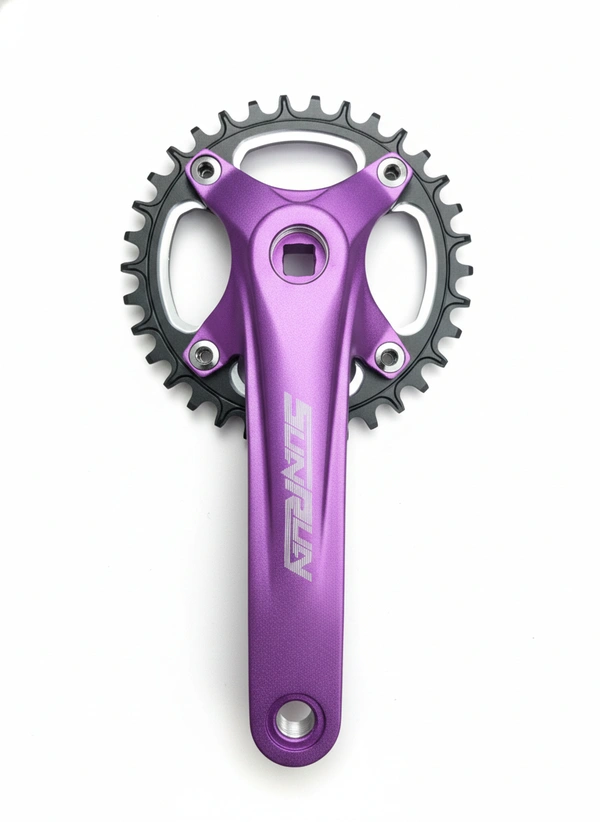 Sun Run Crank set  Purple color 